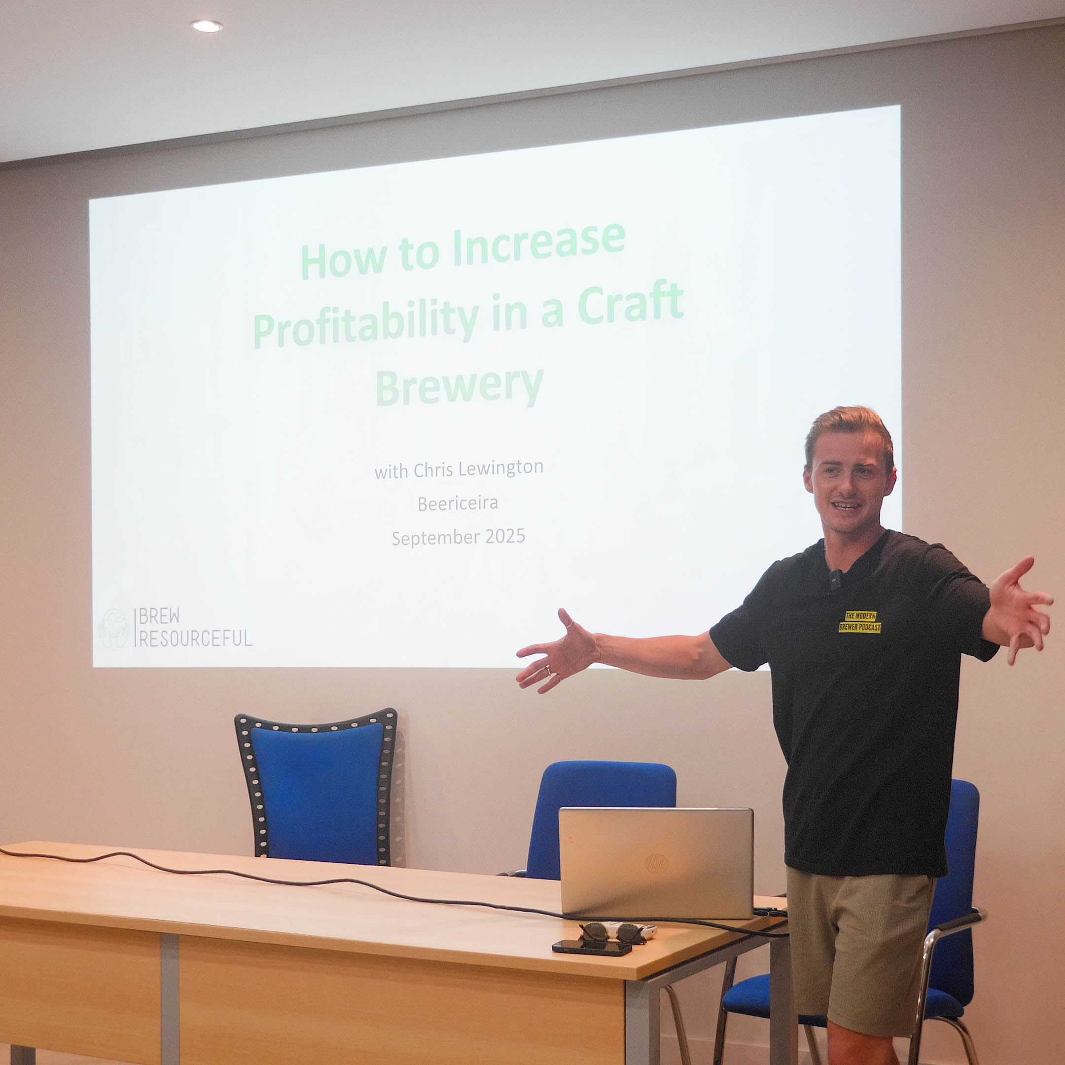 Como Poupar Água, Energia e Dinheiro na Fábrica— Workshop com Chris Lewington | BEERiceira 2025