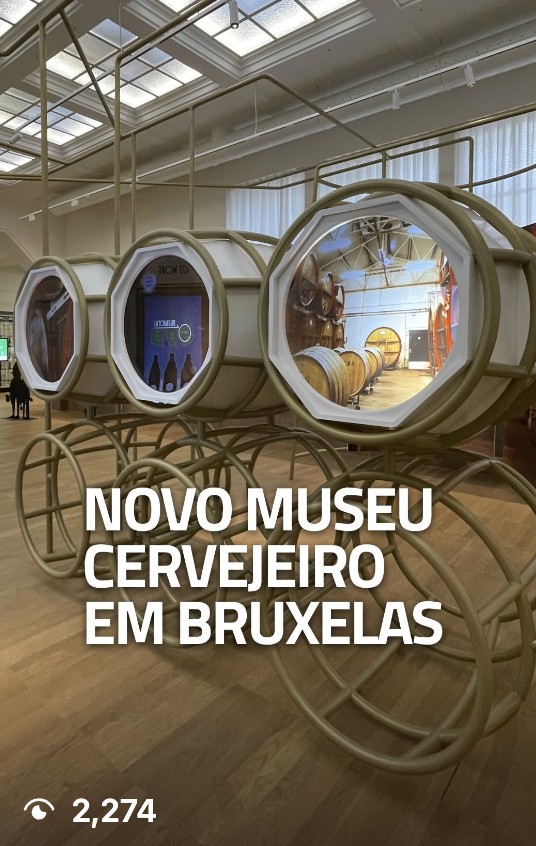 Vídeo do Belgian Beer World, o novo museu cervejeiro de Bruxelas